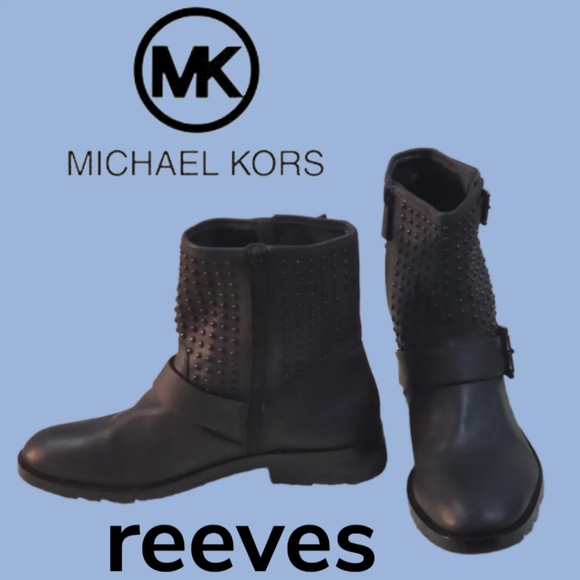 reeves leather moto boot